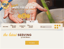 Tablet Screenshot of goldmedalflour.com